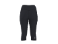 Schwarze Damen Sport Capri Leggings