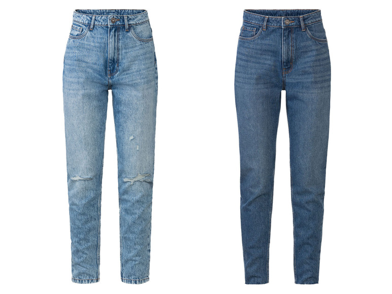 Gehe zu Vollbildansicht: esmara® Damen Jeans, Mom Fit, im 5-Pocket-Style - Bild 1