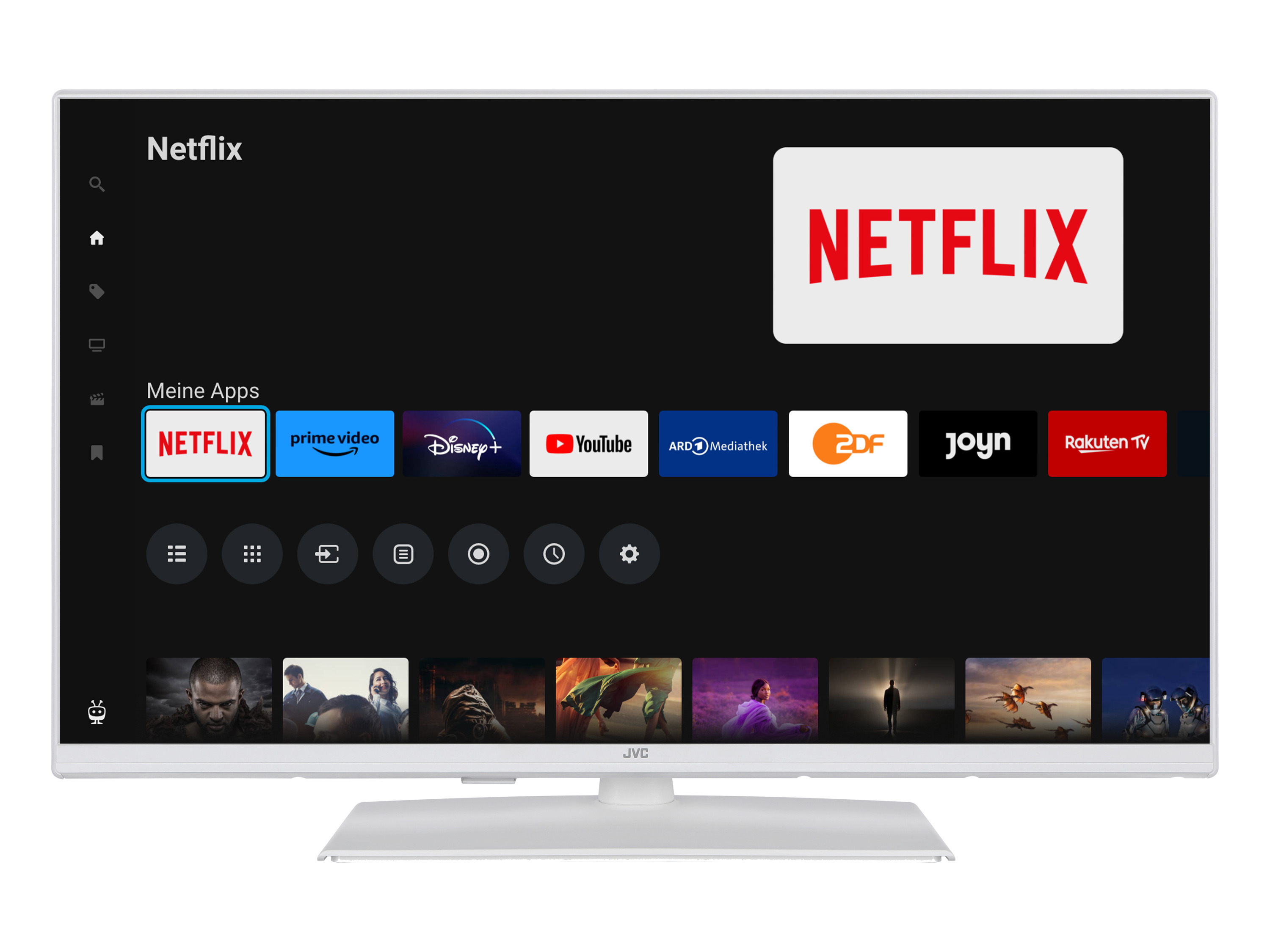 JVC »LT-32VF5355W« Fernseher 32 Zoll Smart TV powered by TiVo Full HD, HDR, Triple-Tuner, 6 Monate HD+ inkl. 2
