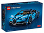 Lego Technic Modell eines blauen Bugatti Chiron.