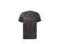 Dunkelgraues kurzärmeliges Sport-T-Shirt mit geometrischem Muster