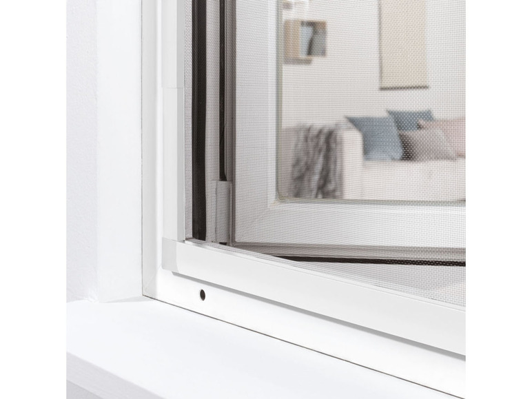 Gehe zu Vollbildansicht: LIVARNO home Insektenschutz für Fenster, teleskopierbar 120 x 140 cm, weiß, 3er Set - Bild 9