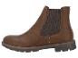 Braune Herren Chelsea Boots mit elastischen Einsätzen und dicker Sohle.