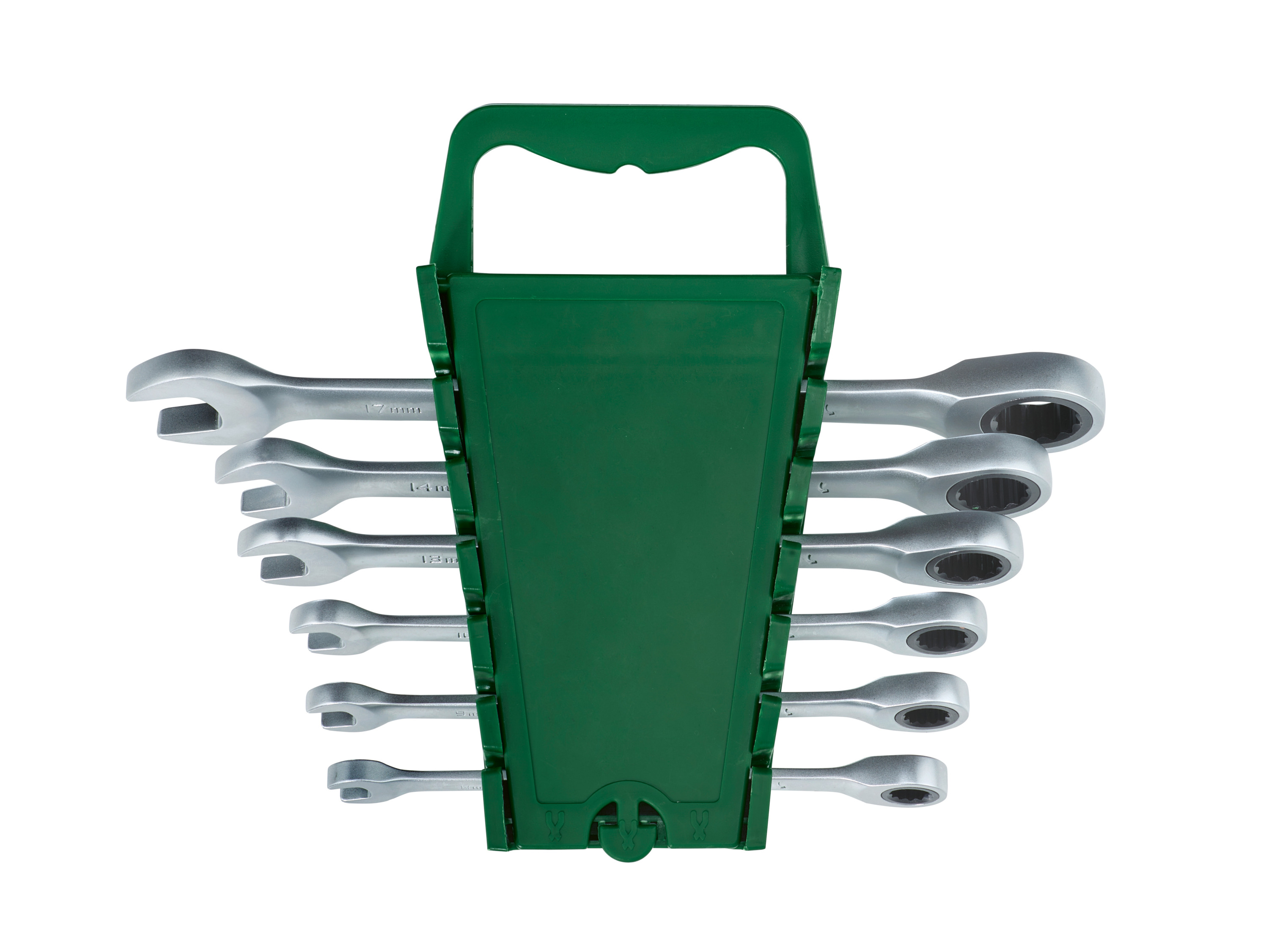 PARKSIDE® Gabel- und Ratschen-Ringschlüsselsatz (gerade 6tlg.)