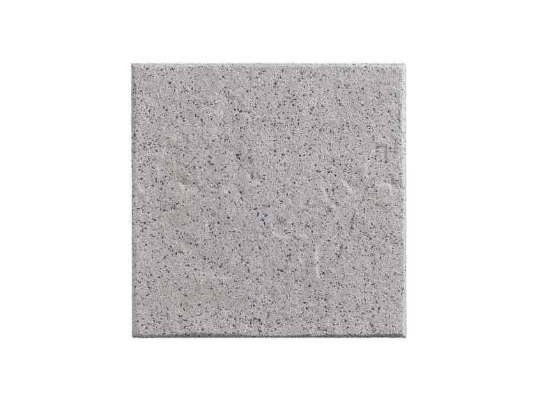 Graue quadratische Boden- oder Wandfliese mit gesprenkelter Textur