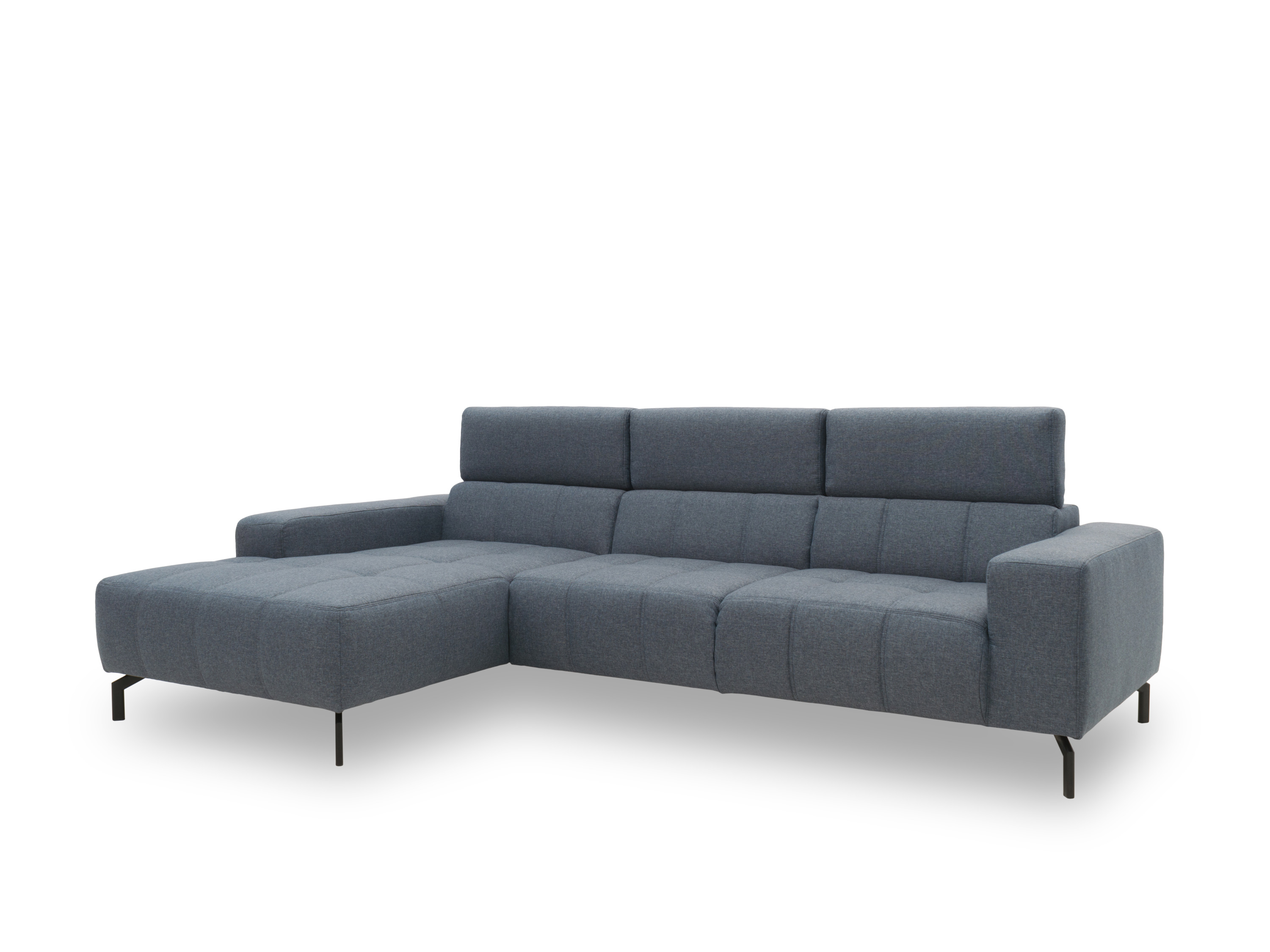 Thumbnail - Domo Sofa »Cunelli« mit Longchair (davorstehend links, 175x292cm, Blau)