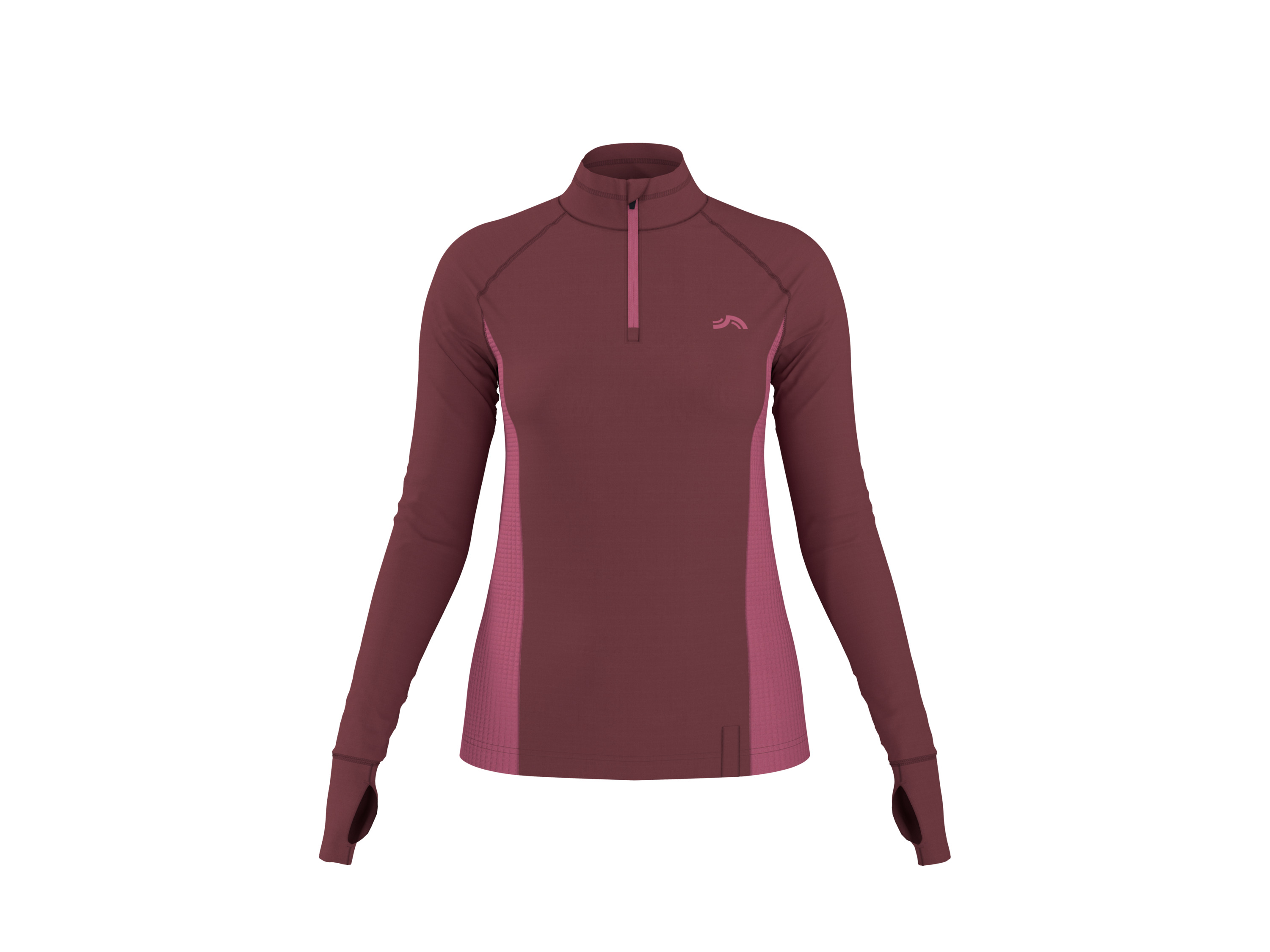 CRIVIT Damen Funktionsshirt (Bordeaux, L(44/46))""