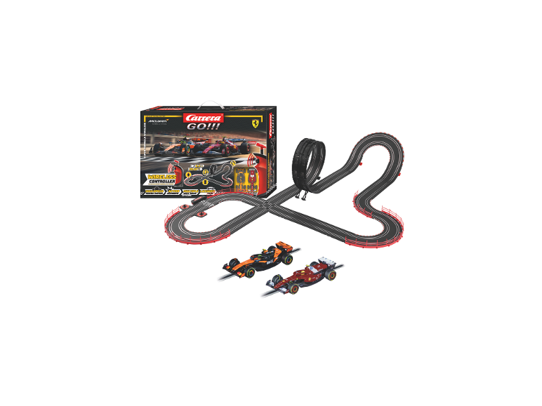 CARRERA Super Formula Wireless Rennbahn mit Looping und zwei F1-Autos