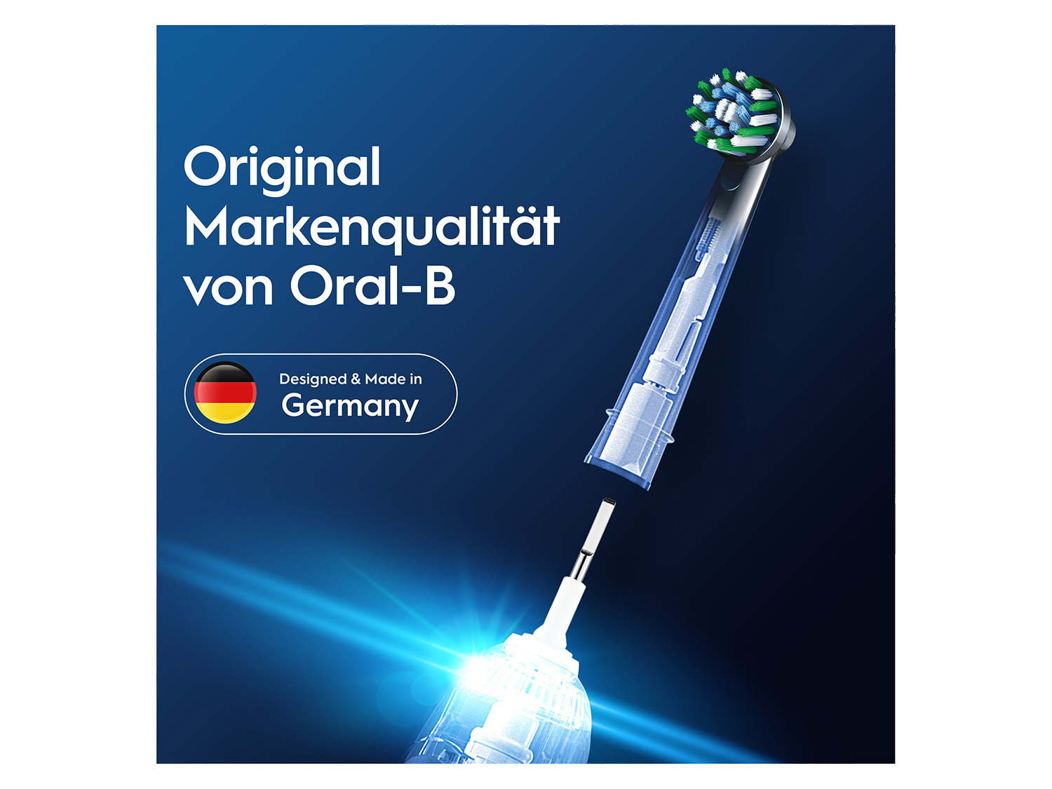 Oral-B Aufsteckbürsten Pro 6er Schwarz CrossAction