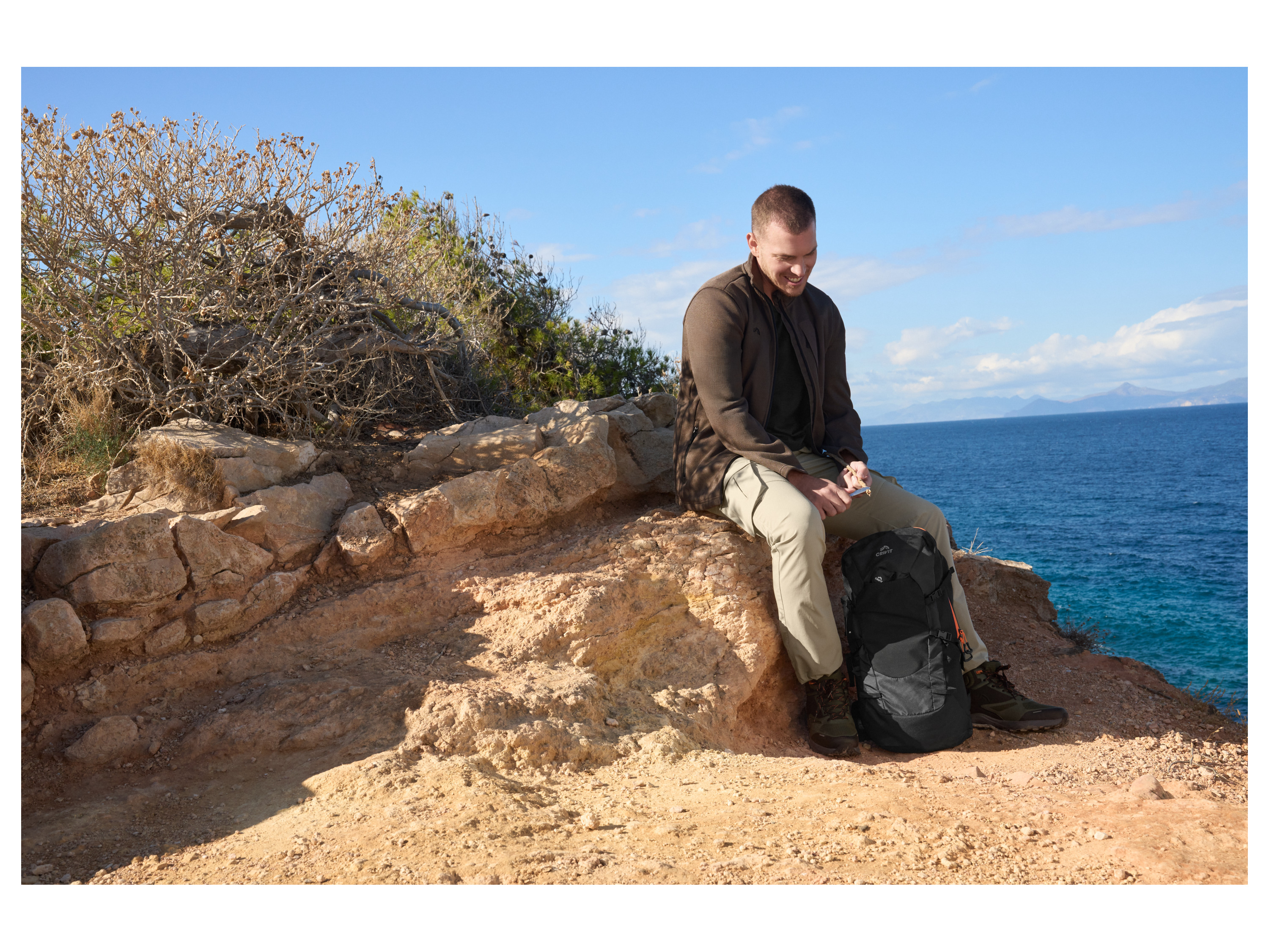 CRIVIT Herren Strickfleecejacke - 3