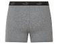 Graue Puma Boxershorts: bequemer Stoff mit sichtbarem Logo am Bund.