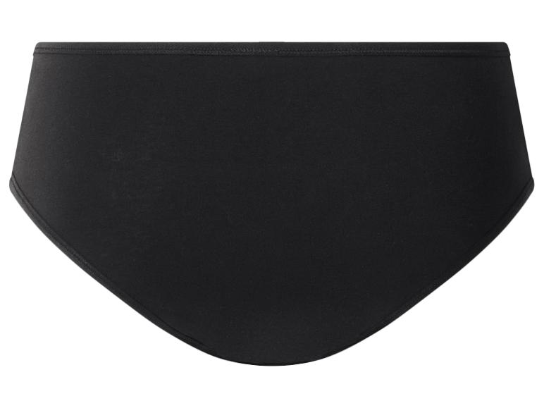 Schwarzer Damen-Slip mit hoher Taille