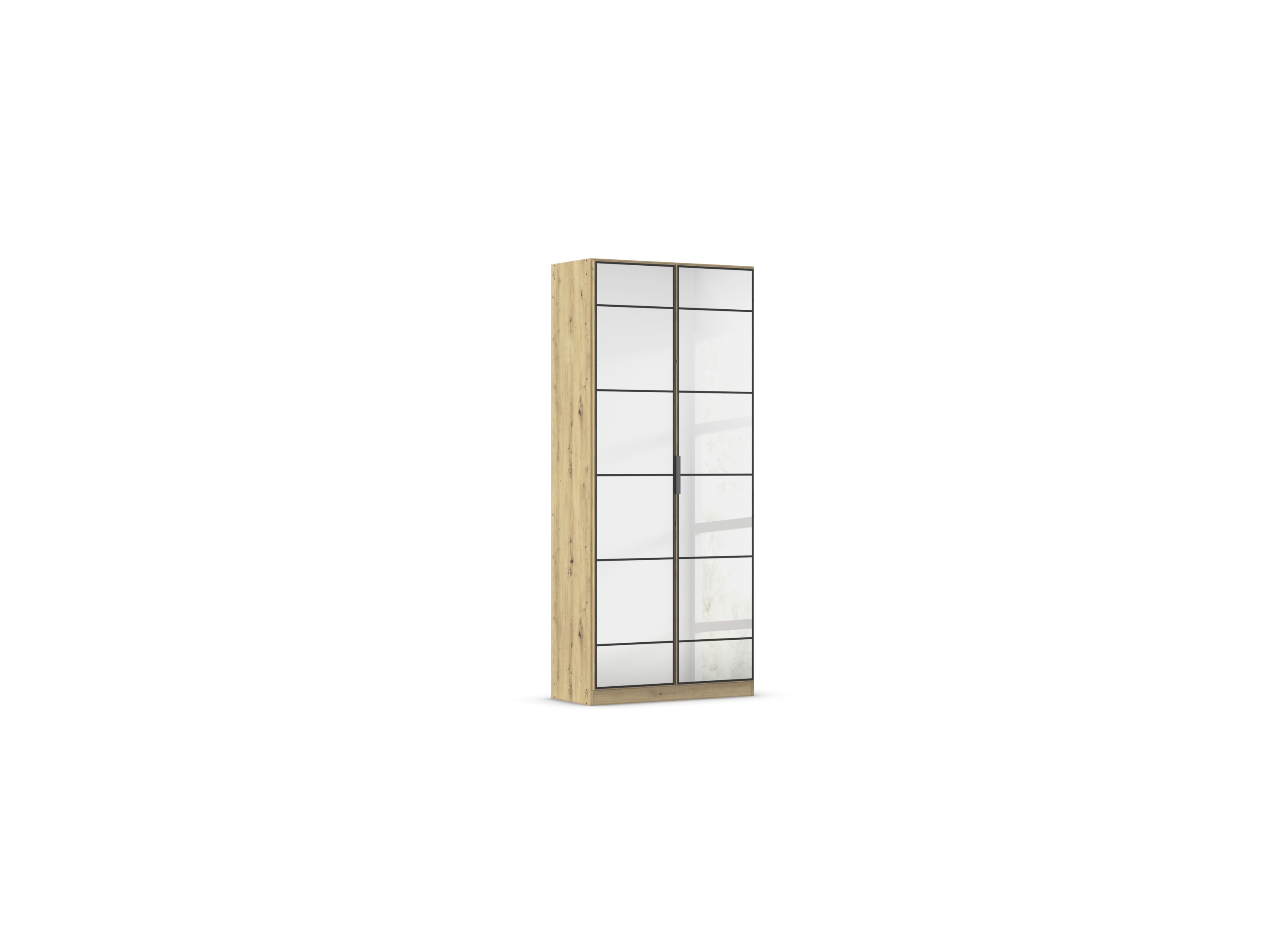 RAUCH ORANGE Acero Gardeobenschrank (Breite 91 cm/Höhe 210 cm, Eiche Artisan, Breite 91 cm / Höhe 210 cm)