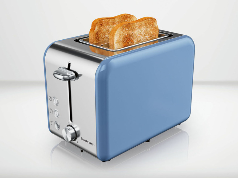 Gehe zu Vollbildansicht: SILVERCREST® KITCHEN TOOLS Toaster »STB 950 A1«, mit integriertem Brötchenaufsatz, 950 W - Bild 4