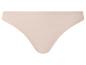 Beiger Damen-String-Tanga.