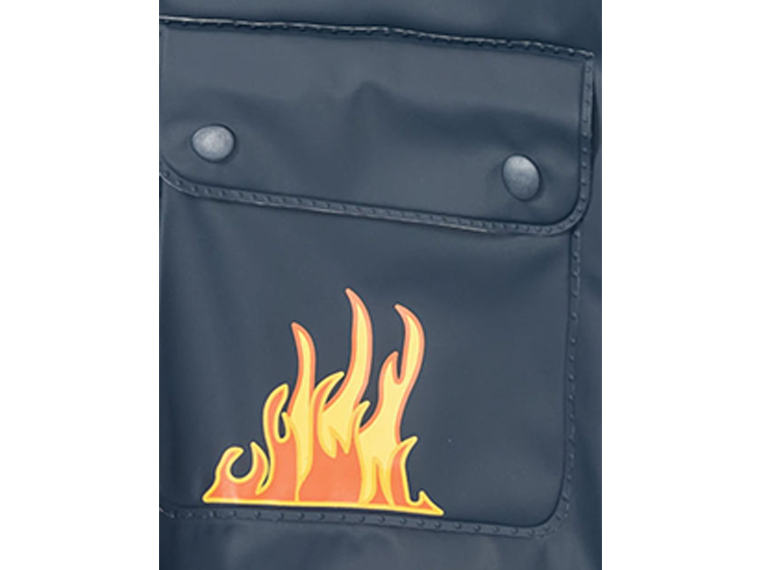 Thumbnail - Playshoes Baby Kleinkinder Regenjacke, wind und wasserdicht (Feuerwehr, 110/116)