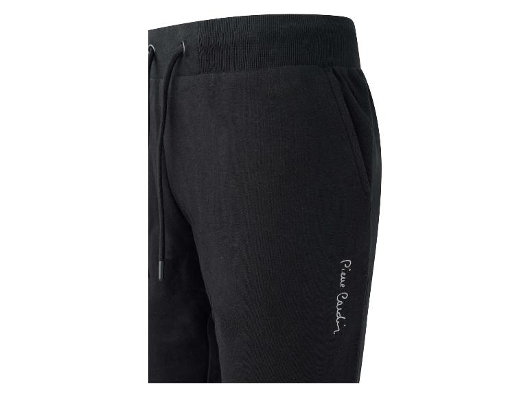 Schwarze Jogginghose mit Kordelzug und gesticktem Logo.