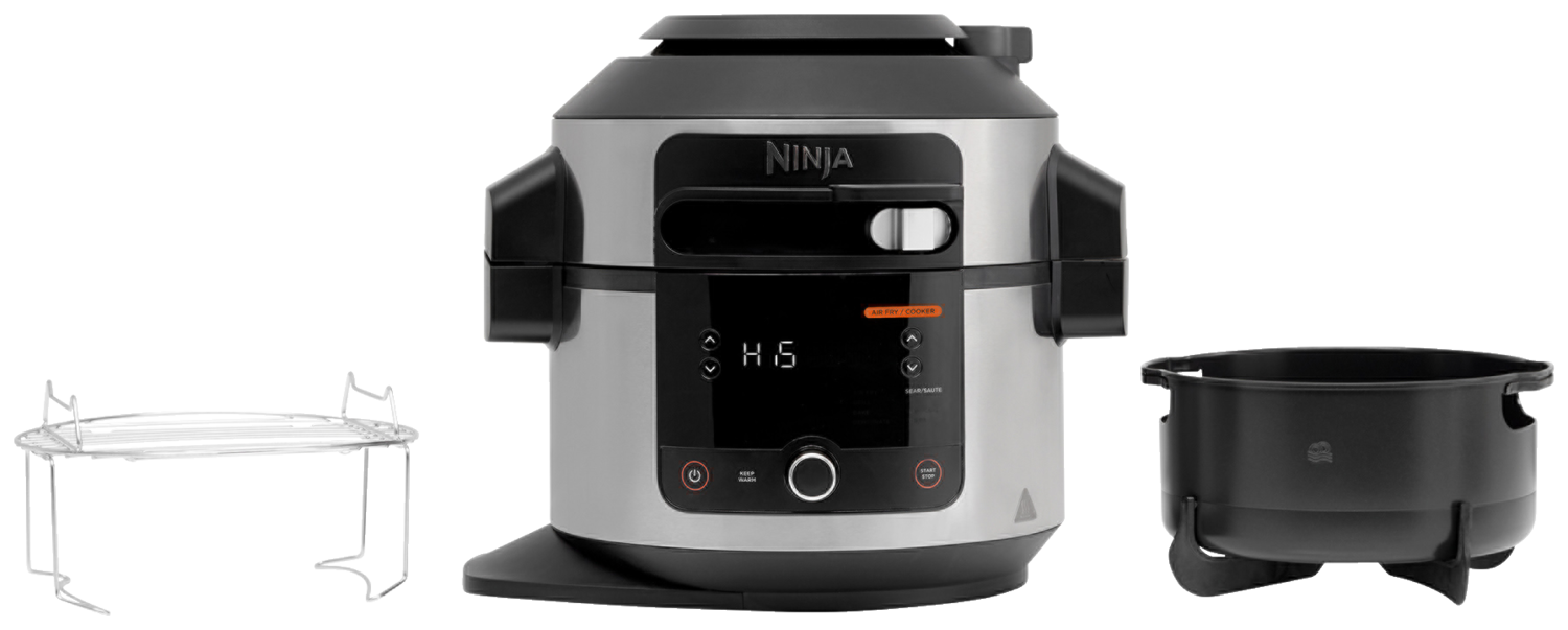 NINJA Multikocher Foodi 11-in-1 SmartLid Multikocher OL550EU, 1460 W, 6 l Schüssel – Bild 3 von 4