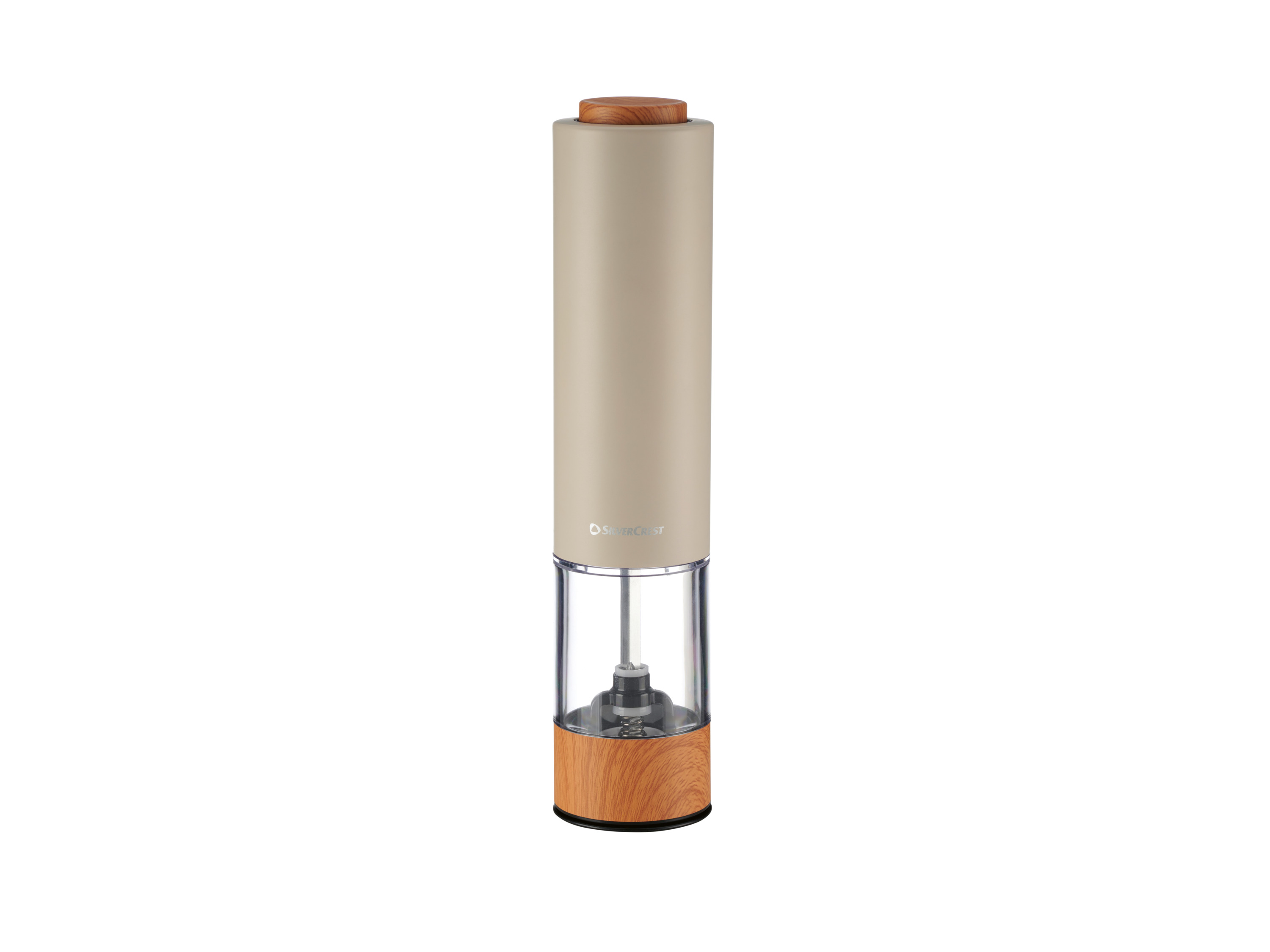 SILVERCREST® Elektrische Salz- oder Pfeffermühle (Beige)