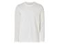 Weißes Langarmshirt.
