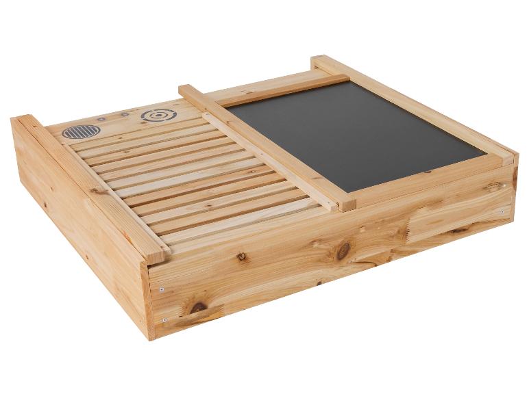Sandkasten mit Wasserspielwand, 28-teilig