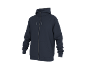 Marineblauer Kapuzenpullover mit Reißverschluss für Herren, Vorderansicht.