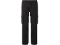 Schwarze Herren-Cargohose mit Kordelzug in der Taille und Seitentaschen
