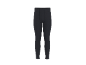Schwarze Sport-Leggings für Herren, Vorderansicht.