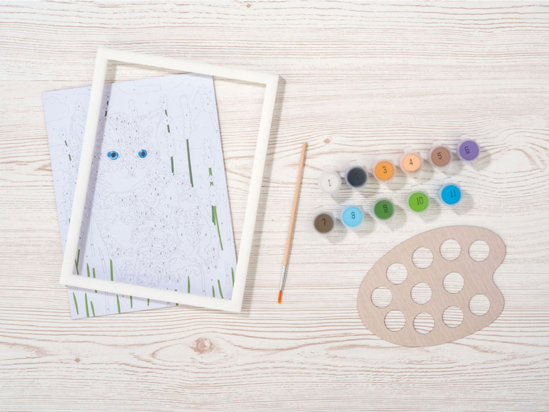Gehe zu Vollbildansicht: crelando Kinder Malen nach Zahlen, mit Farben und Pinsel - Bild 20