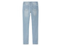 Hellblaue Damen-Skinny-Jeans.