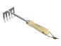 PARKSIDE Gartenrechen mit Holzgriff und Metallzinken