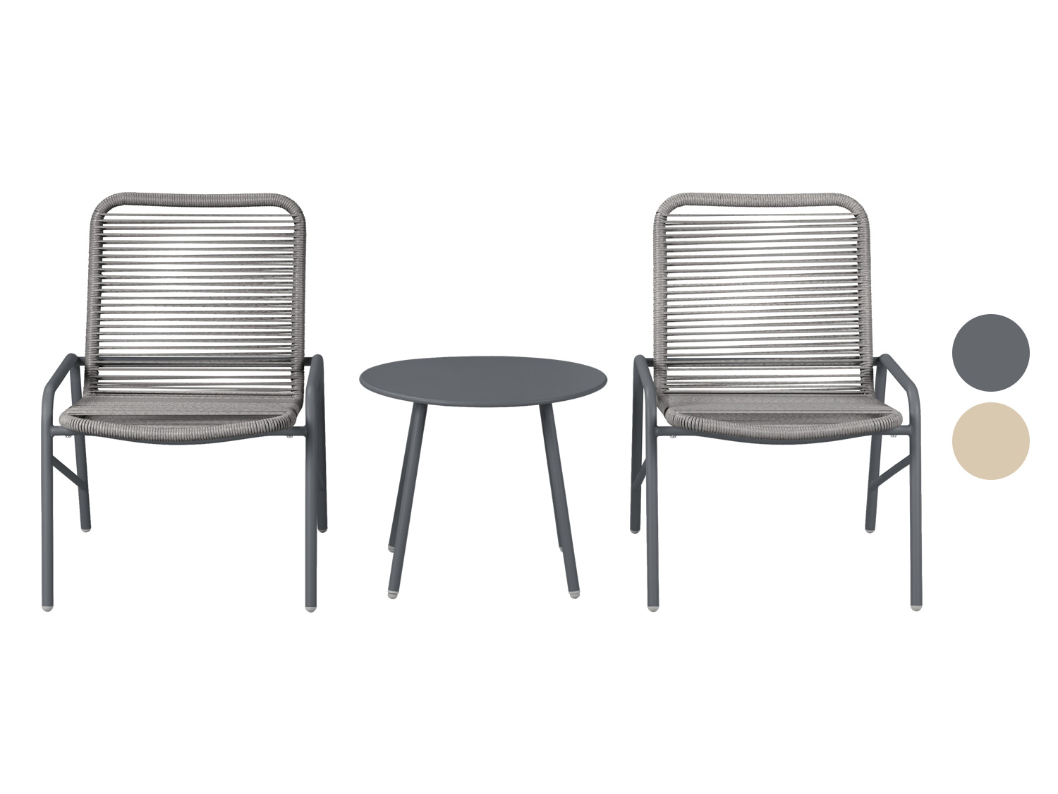 LIVARNO® Gartenmöbel-Set, 3-teilig
