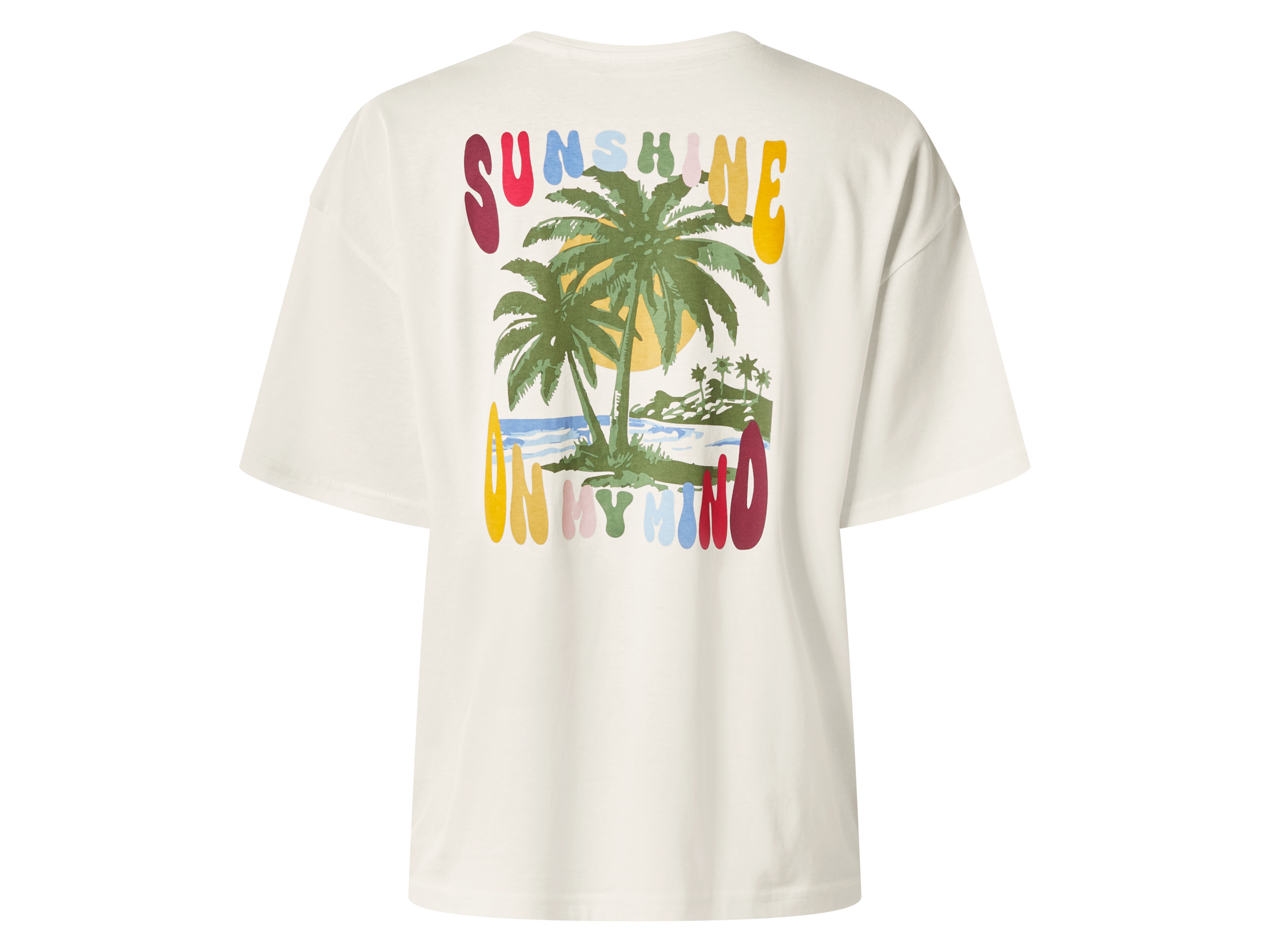 ESMARA® Damen T-Shirt (Sunshine/weiß, M(40/42)) – Bild 2 von 2