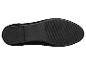 Schwarze flache Schuhsohle mit rutschfester Textur
