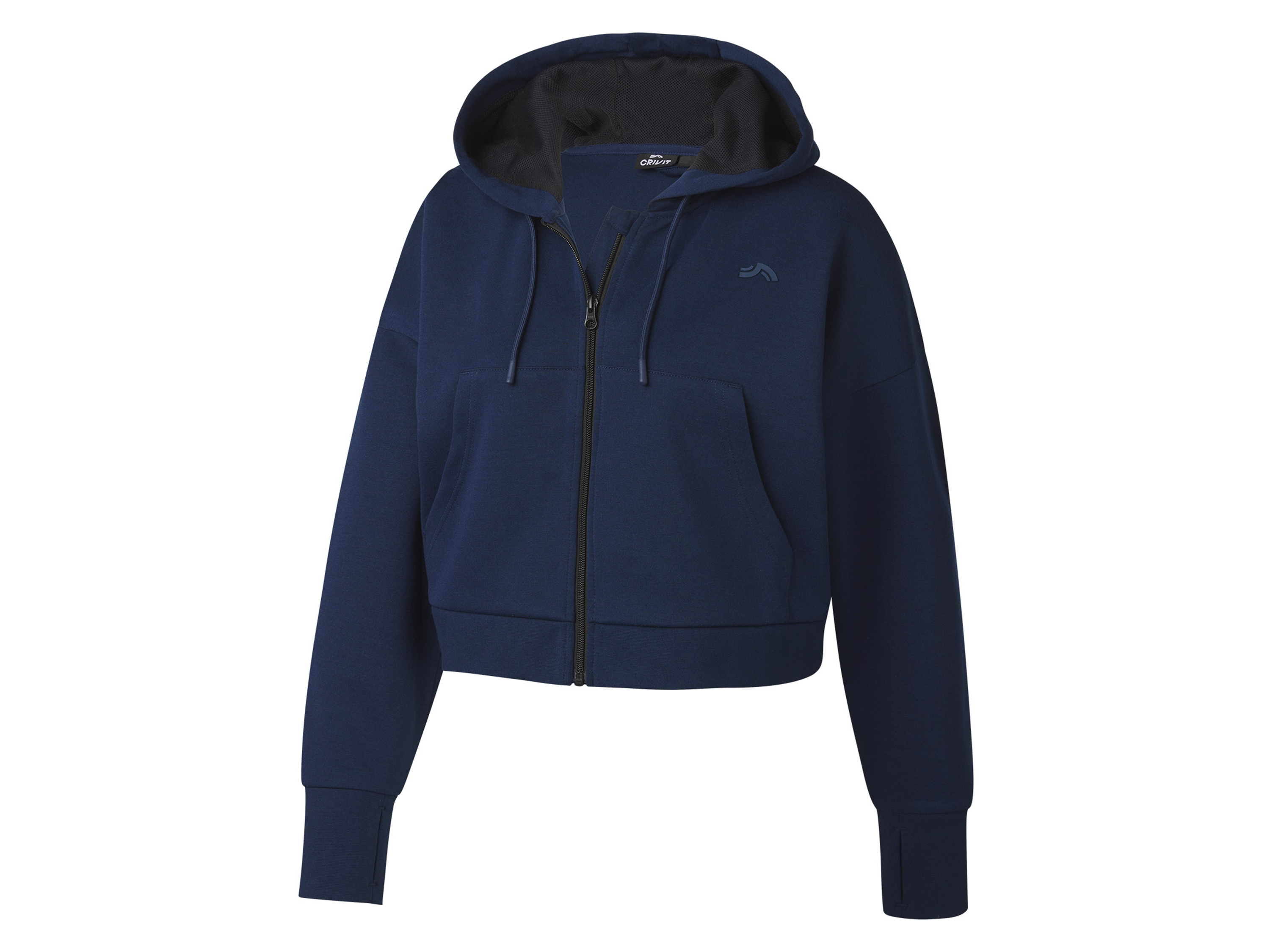 CRIVIT Damen Sweatjacke (Marine, L (44/46)) | 04334036025925