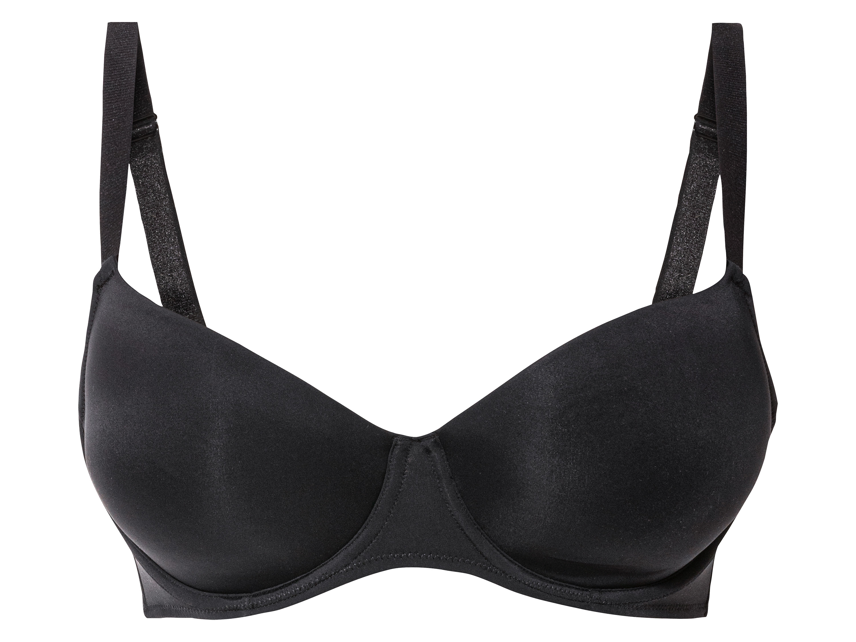 Thumbnail - esmara® Damen BH 2er (85D, schwarz/beige)