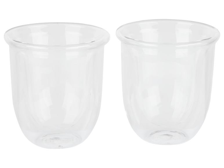Gehe zu Vollbildansicht: Delonghi Cappuccino Gläser, 190 ml, 2er Set - Bild 1