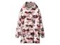 Fleece-Kapuzenpullover mit rosa-grauem Camouflage-Muster