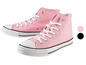 Zwei rosa Canvas-Sneaker