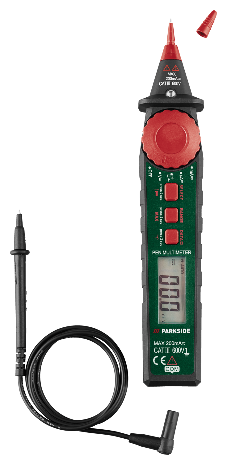 Thumbnail - PARKSIDE® Zangenamperemeter »PZM 2 B4« / Stift-Multimeter »PSM 2 B4«, für präzise Messungen (Stift-Multimeter)
