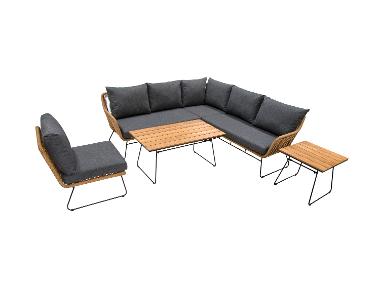 bellavista - Home & Garden® Lounge »Montreux«, 4-teilig, inkl. Sitz- und Rückenkissen