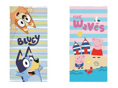 Strandtuch »Bluey« / »Peppa Pig«