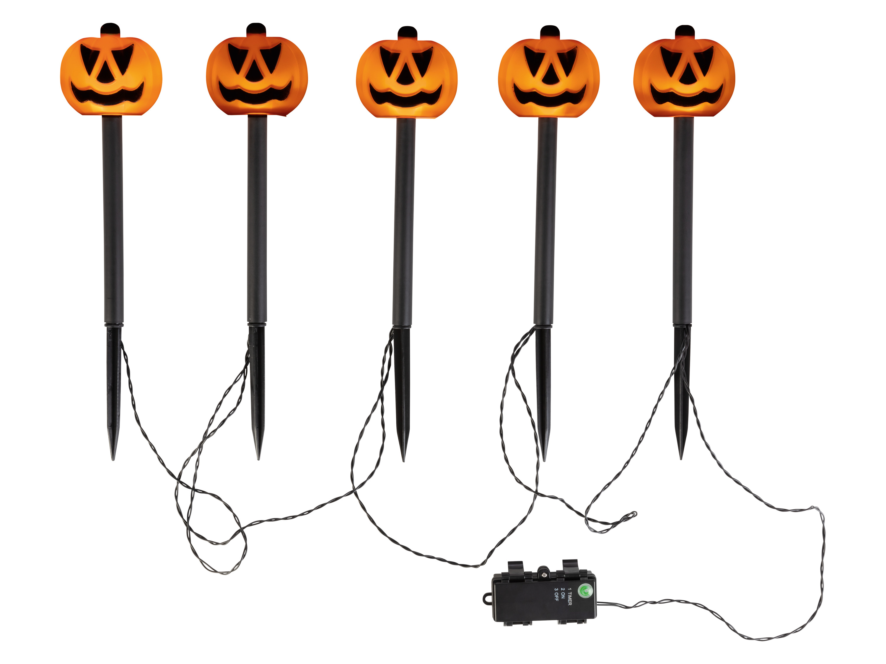 Thumbnail - LIVARNO home Halloween-LED-Gartenspieße (Kürbis)