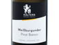 Eine Flasche Kaltern Weißburgunder Pinot Bianco Wein.