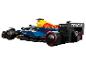 Red Bull Formel 1 Rennwagen aus Bausteinen, mit Oracle- und Mobil 1-Logos.