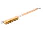 Grillbürste mit Messingborsten und Holzgriff