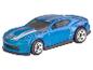 Ein blaues Hot Wheels Chevrolet Camaro Spielzeugauto.