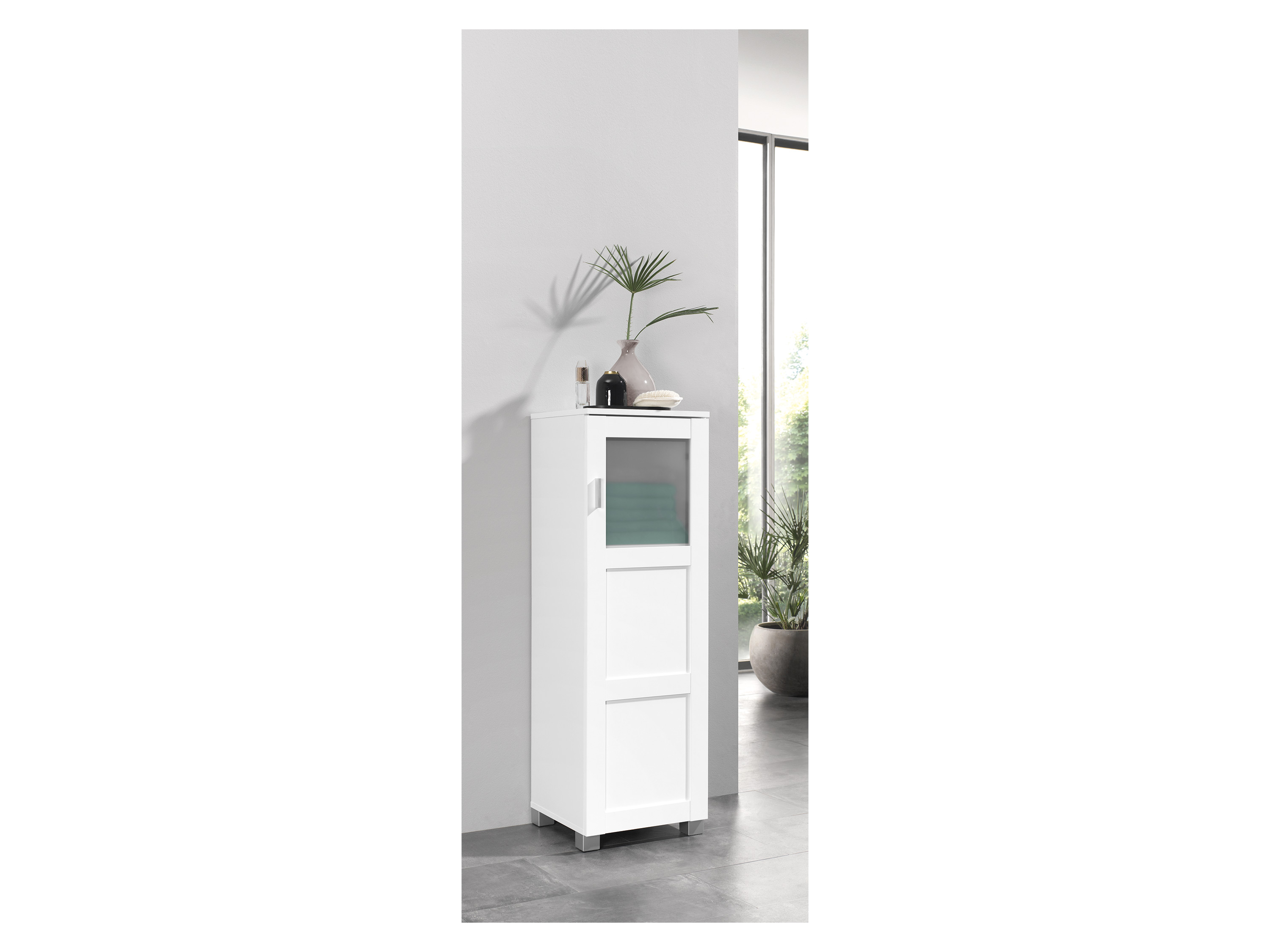 Thumbnail - LIVARNO home Bad-Vitrine »Basel«, mit Glasrahmentür