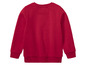 Ein roter Pullover mit langen Ärmeln.