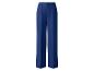 Dunkelblaue weite Hose mit Bundfalten